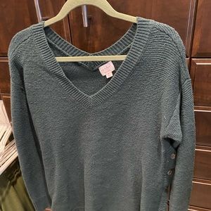 Beautiful green maternity/nursing sweater